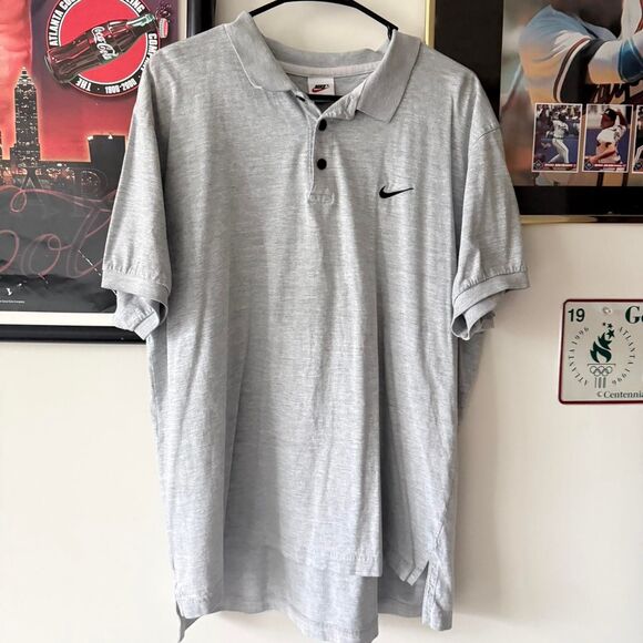 Nike Men's Grey and Black Polo-shirts - Picture 3 of 5